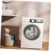 Baluue 2 Sets Washing Storage Bucket Stackable Storage Drawers Laundry White Wrought Iron - Buy Online on GoSupps.com