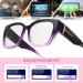 LVIOE Blue Filter Glasses - Reduces Eye Strain for Glasses & Non-Glasses Wearers | Purple Computer Glasses | International Shipping Available - Buy Online on GoSupps.com