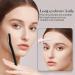 Stainless Steel Eyebrow Trimmer & Makeup Tools - Precision Hair Removal Shears with Comb (Black) - Buy Online on GoSupps.com