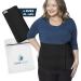 QORE LOGIQ Plus Size Abdominal Binder Post Surgery for larger Men + Women - Postpartum Belly Band - Compression Garment - Hernia Belt For Men + Woman - C Section Belly Binder - Adjustable (Black 2XL) XX-Large Black