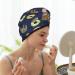Hair Towel Wrap - Quick Drying Button Turban for Easy Use | Sloth with Donuts Design - Buy Online on GoSupps.com
