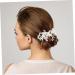 FRCOLOR Flower Rhinestone Comb Decorative Hair Combs Floral Hair Accessories Floral Hair Clip Pearl Hair Comb Women Hair Headpiece Wedding Headpiece Made of Flower Hair Hair Accessories Made of Pearls - Buy Online on GoSupps.com