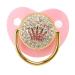 Ultra-Light Silicone Pacifier for Newborns | Bling-Silicone Baby Pacifiers for Infants 6-18 Months | Professional Design - M Pink - Buy Online on GoSupps.com