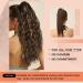 PORSMEER Ponytail Extension 18 Inch Claw Multi Layered Clip on Ponytail Extension for Women Long Curly Wavy Hair Extensions Natural Fluffy Synthetic Clip in Hairpiece for Daily Use (Chocolate Brown) - Buy Online on GoSupps.com