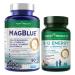 Purity Products MagBlue + B-12 Energy Melt MagBlue (Magnesium Bisglycinate Chelate Buffered + Vitamin D3 + Organic Blueberries + More) - B12 Berry Melt (Methylcobalamin B12 + B6 + D3 + More)