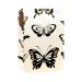 Travel Lipstick Organizer Case Lipstick Case Portable Makeup Bag With Mirror Butterflies Hand Drawn N021o7cryr