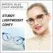 OCCI CHIARI Bifocal Reading Glasses for Women - Blue Light Blocking Clear Top Stylish & Affordable - Available in 1.0 to 3.5 (200+ Brown - Buy Online on GoSupps.com