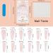 Buy Niceneeded 24-Piece Long Rhinestone Ballerina Artificial Nails - Stylish Acrylic Full Cover Nail Tips - Buy Online on GoSupps.com