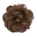 SEGO Hair Extensions - Realistic Ash Brown Wavy Tie Updo Bun | 30g Quality Hair Enhancements - Buy Online on GoSupps.com