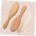 Healeved 3pcs Wooden Kids Hair Brush Set | Baby Bath Time & Shower Tool Kit - Buy Online on GoSupps.com