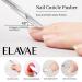 Elavae Manicure Pedicure Kit with Cuticle Oil, Remover Gel, and Pusher Tool - All Natural with Vitamin E for Nail Strength and Softening (3 Piece Set) - Buy Online on GoSupps.com