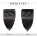 Hair Toppers for Women One Piece Clip in Hair Extensions Real Human Hair 3/4 Full Head Thicker Hair Lace Net One Piece Hair Extensions with 5 Clips Messy Hair Bun Hairpiece(18 inches) 18 inches 120g - Buy Online on GoSupps.com