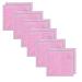 Thickened Silver Wire Cleaning Clot Silver Wire Mesh Knit Cleaning Cloth Non-Scratch Kitchen Mesh Dishcloth for Kitchen Cleaning (Pink 12PCS) Pink 12PCS