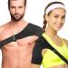 Heagimed Shoulder Support Brace for Men Adjustable Neoprene Shoulder Brace with Pressure Pad for Rotator Cuff Pain Relief and Injury Prevention One Size