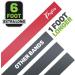 Premium 6ft Exercise Bands Set with Door Anchor for Fitness, Physical Therapy, Pilates & Stretching - Buy Online on GoSupps.com