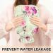 NAANLE 2L Hot Water Bottle with Watercolor Flower Cover - Relieve Back Pain & Enhance Heat Therapy - Transparent Design for Hand & Neck Comfort - Buy Online on GoSupps.com