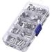 Pangda 80 Set Chicago Binding Post Screw Assorted Kit - Metal Round Cross Head Stud Screw Post Nail Rivet Chicago Button for DIY Leather Decoration Bookbinding - Silver - 5x6, 10, 12, 15, 18 - Buy Online on GoSupps.com