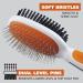 Wahl Premium Pet Double Sided Pin Bristle Brush - Model 858501 | Removes Loose Hair, Stimulates Skin, Creates Soft Coat Shine - Buy Online on GoSupps.com