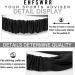 Ehfswrr Workout Headbands - Moisture Wicking Sweatband for Yoga, Fitness, Sports - Dark Color 5 Pcs - Buy Online on GoSupps.com