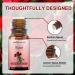 Sedbuwza 100% Pure Organic Rose Essential Oil for Aromatherapy - 0.33 Fl Oz (Pack of 1) - Ideal for Diffusers, Humidifiers, Soaps, Candles, and Perfumes - Buy Online on GoSupps.com