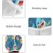 Shark Flower Leaf Hair Towel 2 Pack | Super Absorbent Quick Dry Hair Turbans for Women & Girls - Buy Online on GoSupps.com