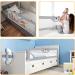 Vertical Lift Foldable Toddler Bed Rail 60 x 28 - Grey | Extra Long Guardrail for Crib, Twin, Full & Queen Size Mattress - Buy Online on GoSupps.com