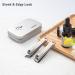 Bezox Nail Clipper Set for Fingernails & Toenails - 2-Piece Golden Nail Scissors & Curved Tongs Kit | Perfect for All Nail Shapes - Buy Online on GoSupps.com