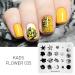 KADS Nail Stamping Plate Flower Nature Nail Art Stamp Template DIY Image Template Manicure Stamping Plate Stencil Tools (FL035)