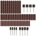 dijiusidy Electric File Sanding Band Nail Art Drilling Grinding Manicure Polishing Circle Sandpaper Accessory for Home Work 252 Pieces/Set