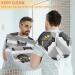 Cats Head Pattern Beard Bib Apron - Waterproof Hair Catcher for Men | Grooming Cape with Suction Cups | Perfect Gifts for Men - Buy Online on GoSupps.com