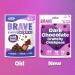  BRAVE BRAVE Roasted Chickpeas: Healthy Low-Calorie Snack - Dark Chocolate (12 packs of 30g) - Buy Online on GoSupps.com