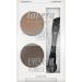 Lavera eyebrow powder duo - natural cosmetics - talk -free - vegan - free of silicones - free of mineral oil - with mineral color pigments & organic Jojoba oil - 2 x 0.8 g