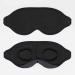 Shapevital 3D Sleep Mask Deluxe - Black Eye Mask for Women & Men Comfortable Blindfold for Side Sleepers Perfect for Travel - Buy Online on GoSupps.com