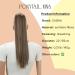 CAISHA 22 Hairpiece Ponytail Extension | Heat-Resistant Synthetic Fiber | Straight Red Brown Blond Mix #33H27 | PH511 - Buy Online on GoSupps.com