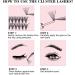 Fadlash 20D-0.07-C Cluster Eyelash Extension 12mm - DIY Individual Lashes for Self-Application - Buy Online on GoSupps.com