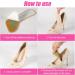 High Heel Inserts for Women - 2 Pairs Invisible Adhesive Cushion Insoles with Arch Support | Non-Slip Comfort Shoe Pads for Sandals Flats and Pumps (Beige - Buy Online on GoSupps.com