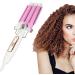 3 Barrel Hair Waver Curling Iron Wand Ceramic Glaze Coating Adjustable Frizz Control 3 Barrel Curling Iron Waver Fast Heating Portable Crimpers for Waving Hair (US Plug) - Buy Online on GoSupps.com