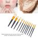 ZJchao 12 Pcs Makeup Brush Set Synthetic Fiber Brushes for Powder Eyeshadow Blush & Highlighting Soft & Dense with Star Bucket Storage for Beginners International Shipping Available - Buy Online on GoSupps.com