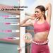 AIMAKER Silent Smart Hula Exercise Hoop for Weight Loss - 3rd Gen Weighted Infinity Hoop with Counter - Pink Hoop for Women and Beginners - Buy Online on GoSupps.com
