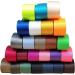 Yo-Yo2015 Nylon Webbing 3/4 Inch 100 Yards 25 Mixed Colors Durable Flat Nylon Webbing Strap for Backpack Cargo Strap Pet Leash or Collar Gardening Craft (100 Yards  3/4 Inch) - Buy Online on GoSupps.com