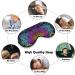 Sleep Eye Masks Dragonfly Psychedelic Sleep Eye Mask & Blindfold with Elastic Strap/Headband for Women Men Sleep Travel Nap - Buy Online on GoSupps.com