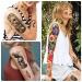 Temporary Tattoo Set for Men and Women - 55 Waterpoof and Realistic Designs - Full Arm, Half Arm, and Tiny Tattoos - Long-Lasting Body Stickers for Adults and Kids - Buy Online on GoSupps.com