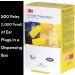 3M Ear Plugs - 500 Pairs Uncorded Foam NRR 33 for Drilling Grinding Machining & More - Bulk Packaging - Buy Online on GoSupps.com