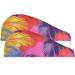 Dark Blue Yellow Leaf Hair Towel 2 Pack | Super Absorbent Quick Dry Hair Turbans for Women & Girls - Buy Online on GoSupps.com