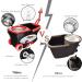 Tsmine Spin Mop Bucket Set | Commercial Floor Cleaning Supplies with 6 Refills | Extended Handle for Hardwood Floors - Buy Online on GoSupps.com