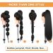 PORSMEER 30 Inch Yaki Straight Drawstring Ponytail Clip In Extensions for Women Kinky Straight Pony Tail Extensions Hair Extensions Ponytail (Black) - Buy Online on GoSupps.com