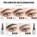 2PCS Blapee Eyebrow Pencil - Micro 4 Point Brow Pen Atikisoi Eyebrow Pencil 3D Waterproof Microblading Eyebrow Pen with 4 Tip Microblade Eyebrow Pen (Smoky Gray*2PCS) - Buy Online on GoSupps.com