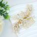 PTORIZNY Wedding Rhinestone Hair Comb Crystal Pearl Bride Hair Combs Gold Side Hair Combs Leaf Headpiece Bridal Hair Accessories for Women and Girls - Buy Online on GoSupps.com