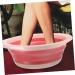 minkissy 1pc Folding Washbasin Bathroom Supply Foot Soak Tub Portable Washbasin Portable Wash Sink Washing Basin Exquisite Craftsmanship Wash Basin Dish Pink Tpe Miss Camping Laundry Tub 32X32X12CM Pink - Buy Online on GoSupps.com
