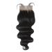 Joe Green 6x6” HD Transparent Closure with 100% Virgin Remy Human Hair Pre-Plucked Baby Hair Natural Color (10 Inch, Body Natural) 10 Inch (Pack of 1) 6x6 Body Natural